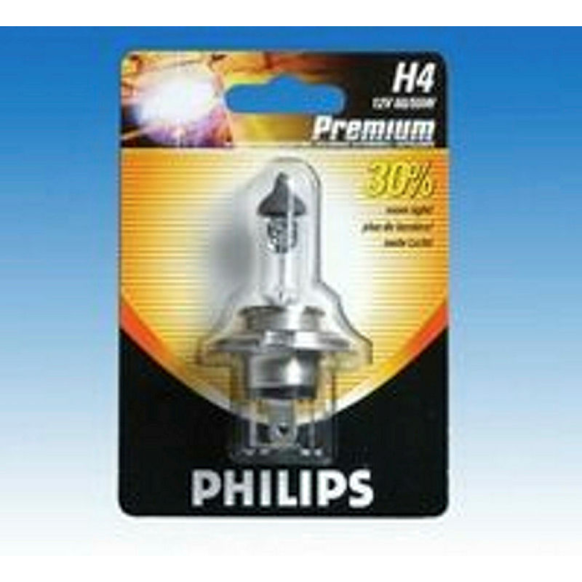 PHILIPS Premium H4. 12 V / 30%