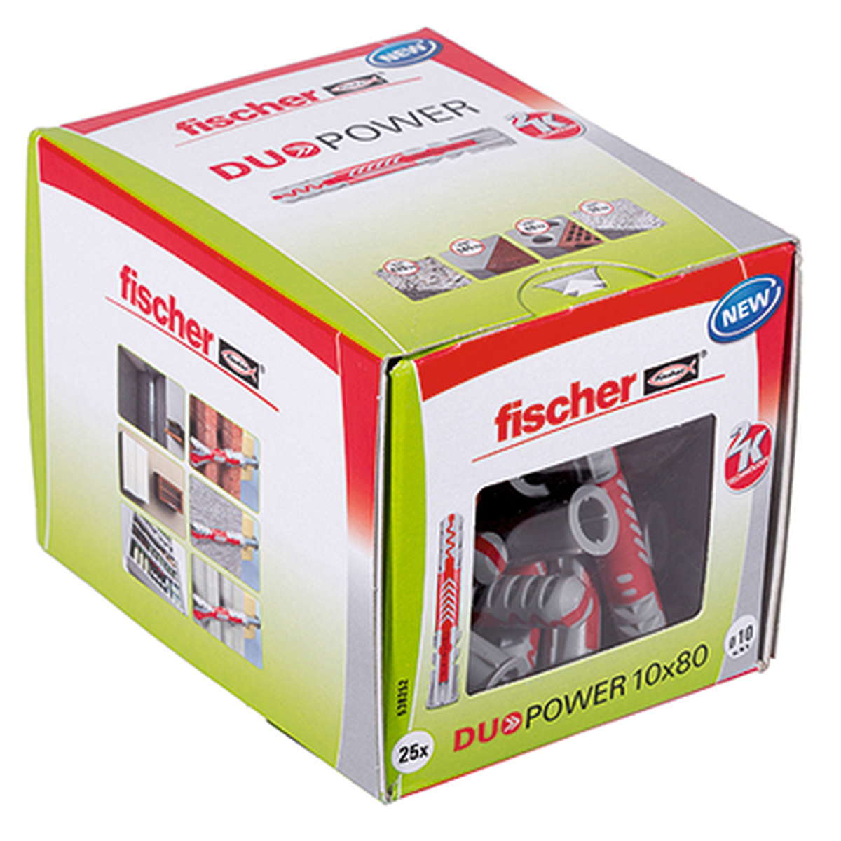 Fischer Duopower 10x80 LD, 25 Stk.