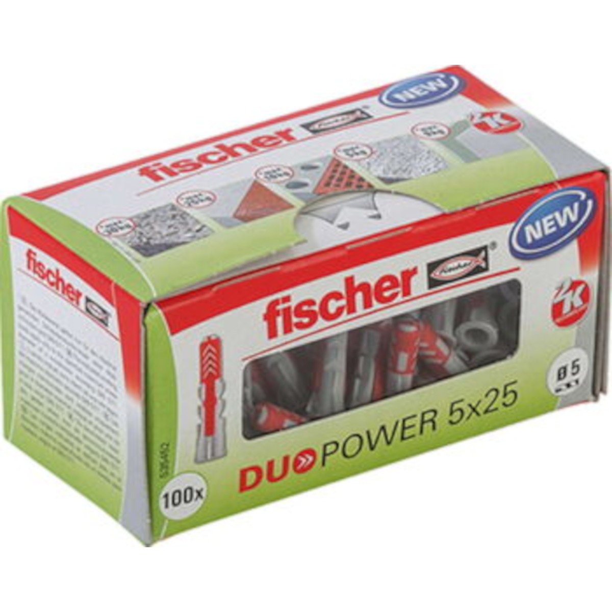 Fischer Duopower 5x25 LD 100 Stk