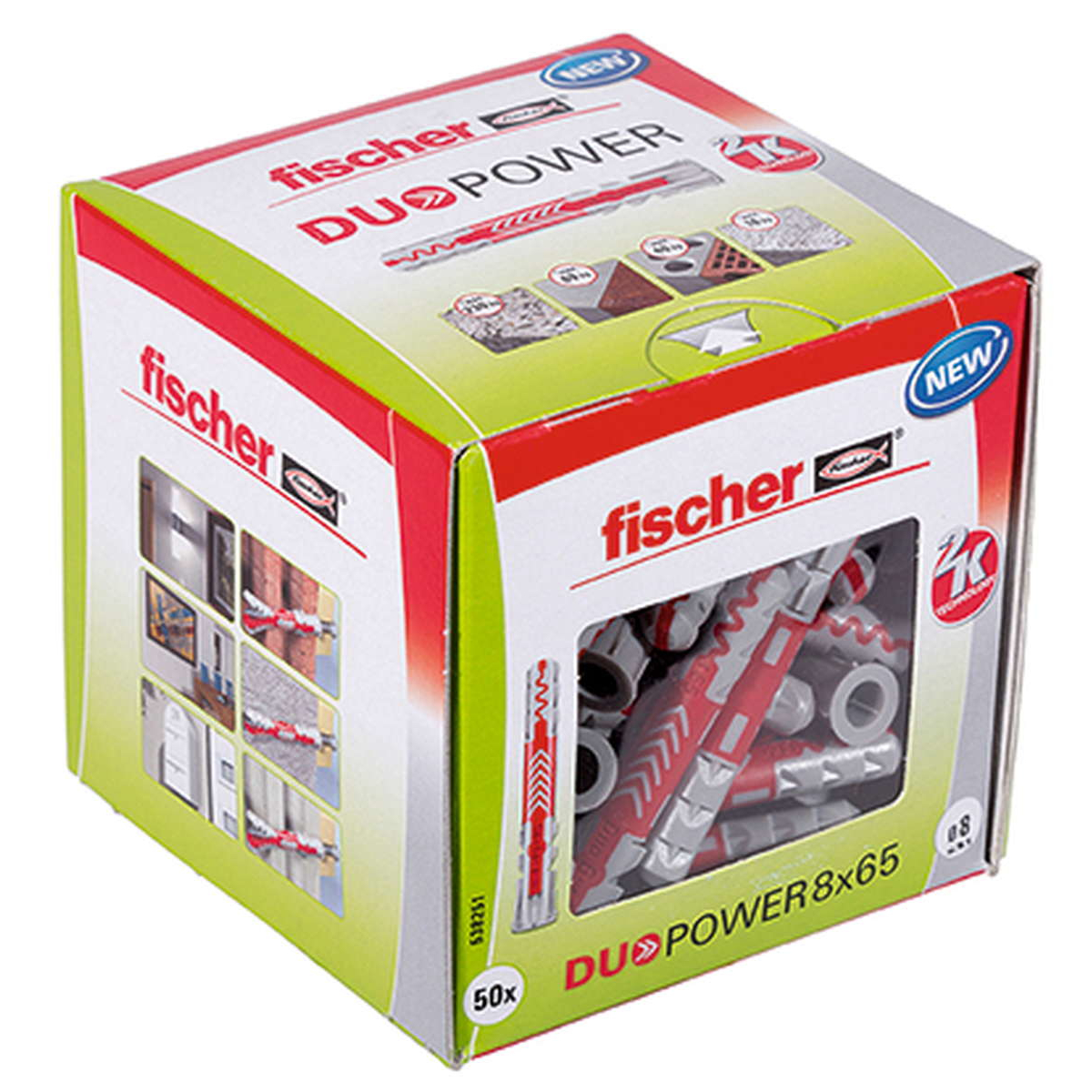 Fischer Duopower 8x65 LD, 50 Stk.