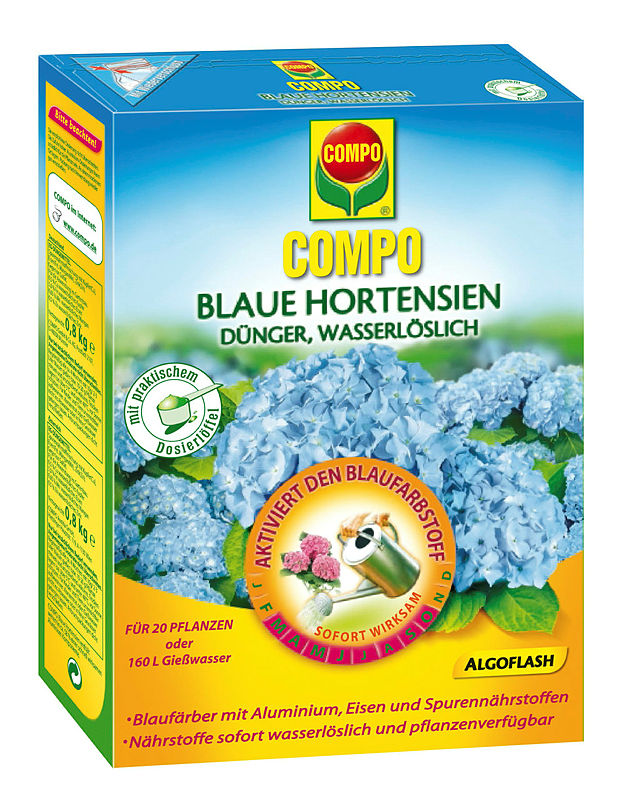 Blauer Hortensienduenger