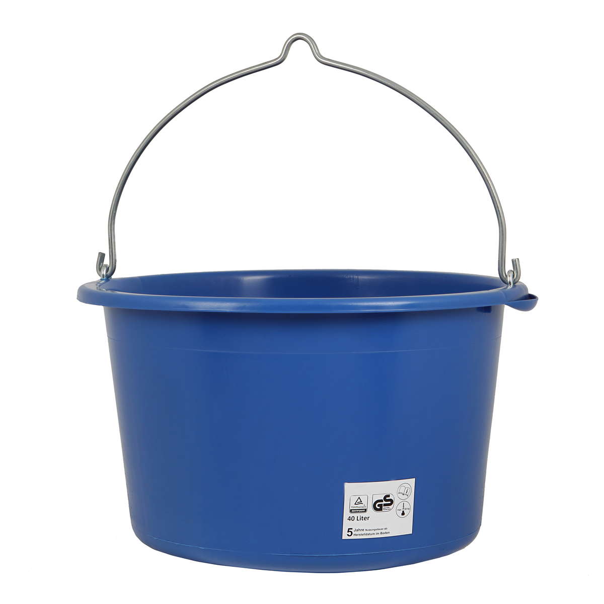 Baukübel 40 ltr kranbar, blau