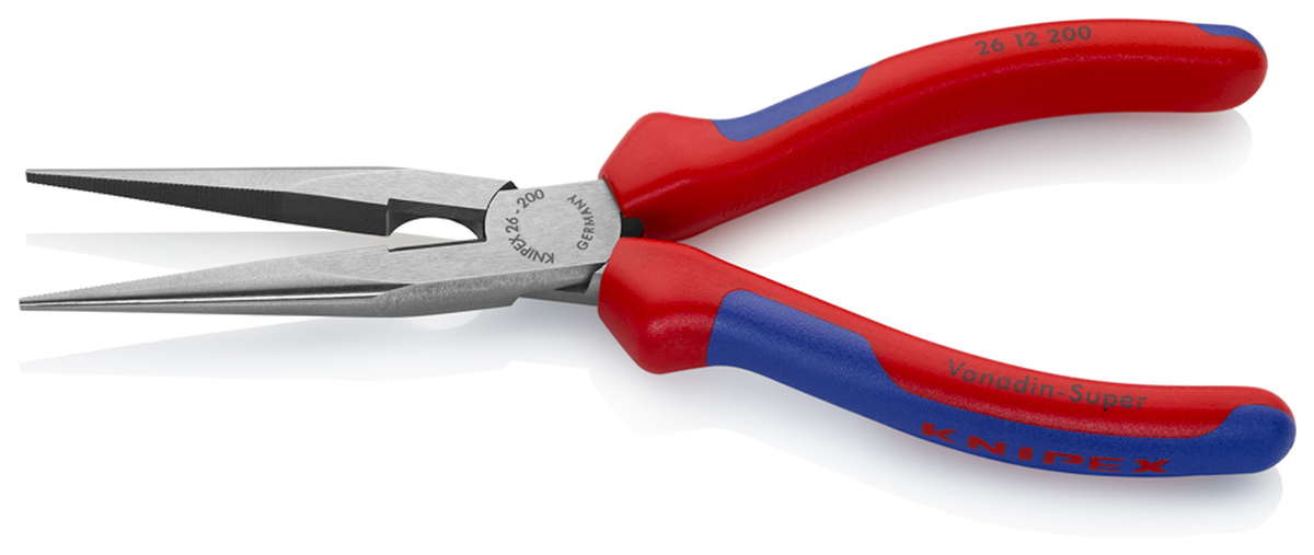 Knipex Flachrundzange Schneide 200mm ger