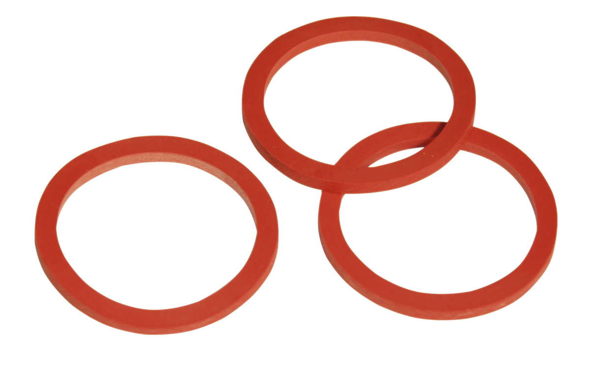 Dichtung f. Ventil 3mm, rot,