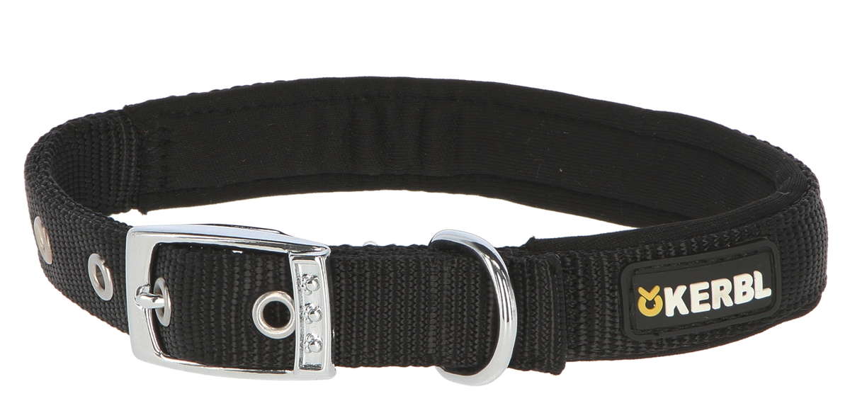MIAMI PLUS Nylonhalsband mit Softeinlage