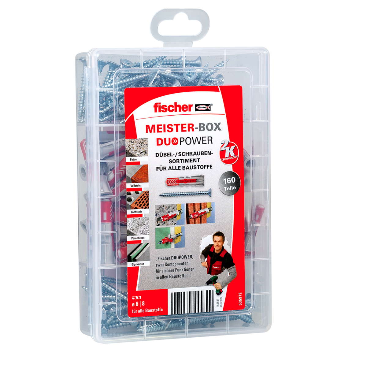 Fischer Box DUOPOWER +Schraube  160 St.