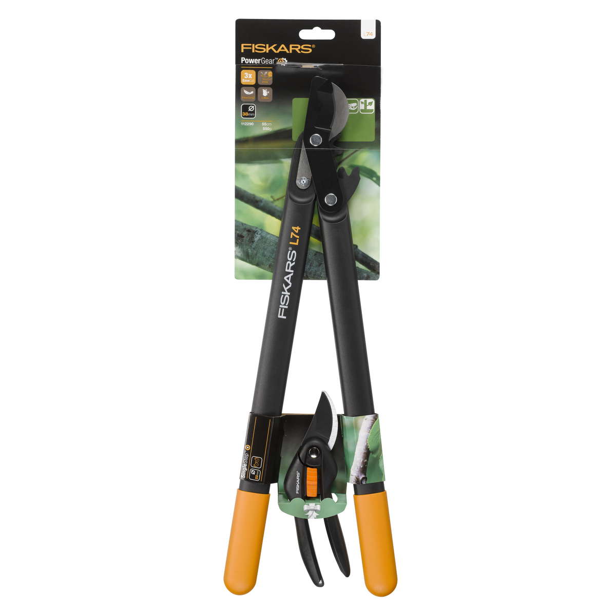 Fiskars Power Gear II Astscherer L74