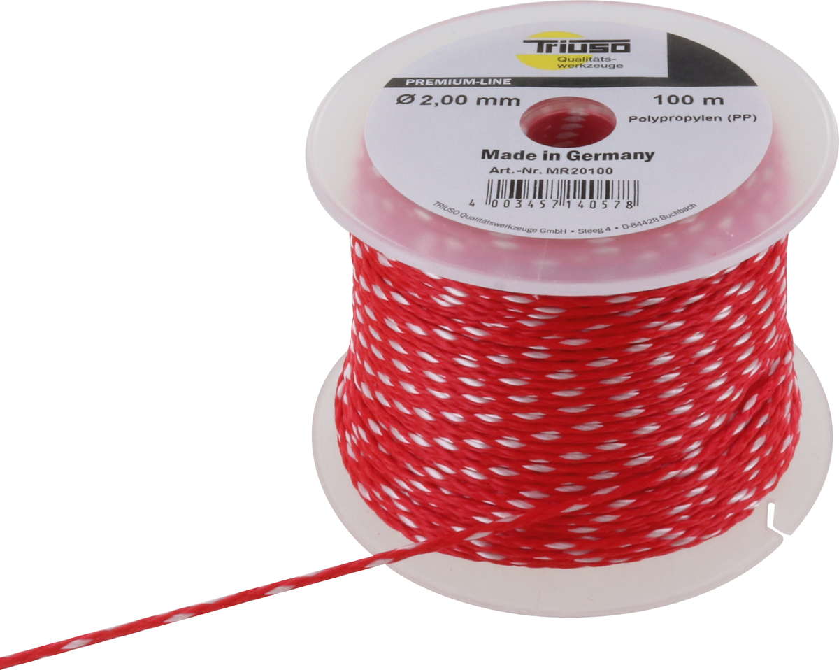 Maurerschnur rot 2,0mm/100m
