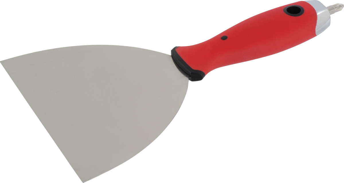Fugenspachtel 125 mm Edelstahl, 2K-Griff