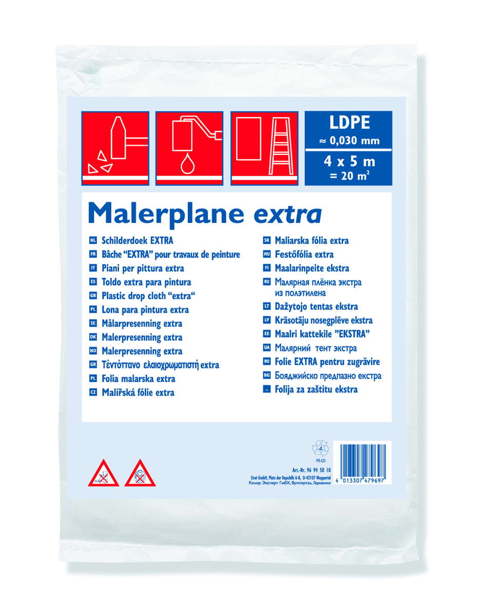Bauplane LDPE 30my 50m² 4x12,5m