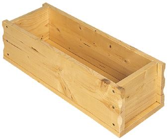 Blumenkasten Holz/Lärche 106cm Oberl.Werkstätten