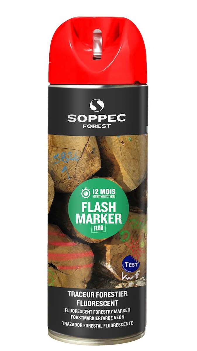 Soppec Markierspray 500ml leuchtrot