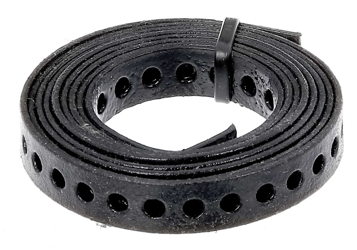 LOCHBAND. vz,schwarz,17*1/1,5m