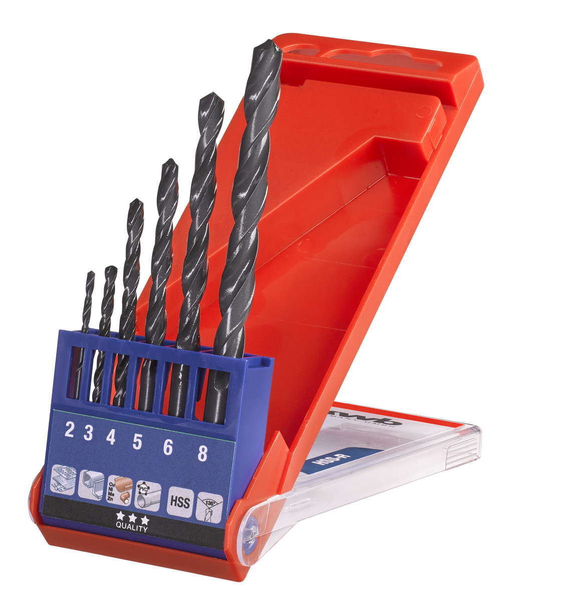 6 Hss-BOHRER2.0- 8.0PLASTKAss.