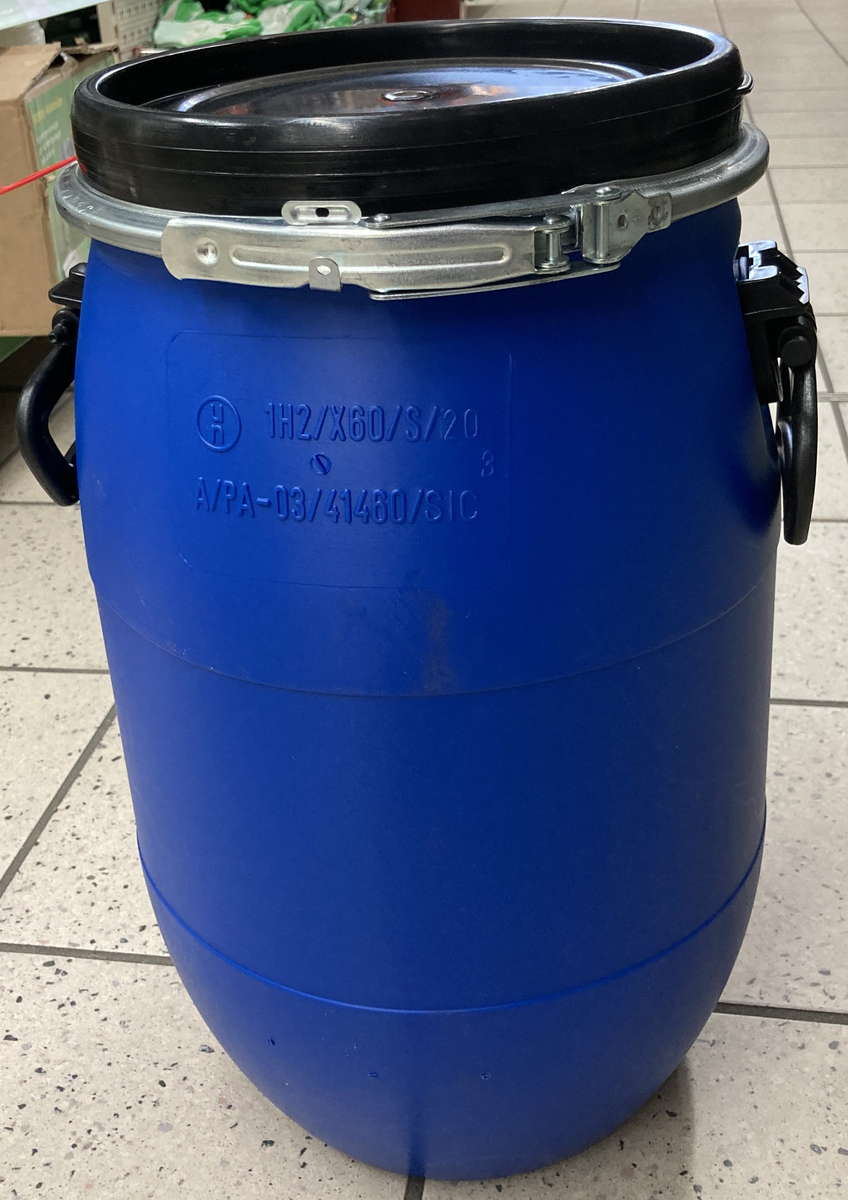 Maischefass 30 l blau, lebensmittelecht