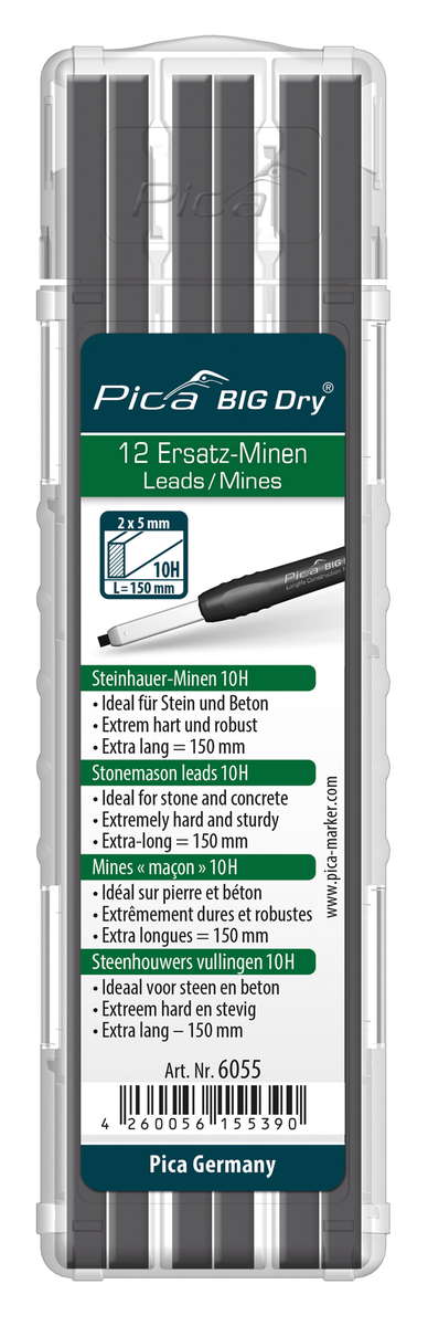 Pica BIG Dry Ersatzminen Steinhauer 10H