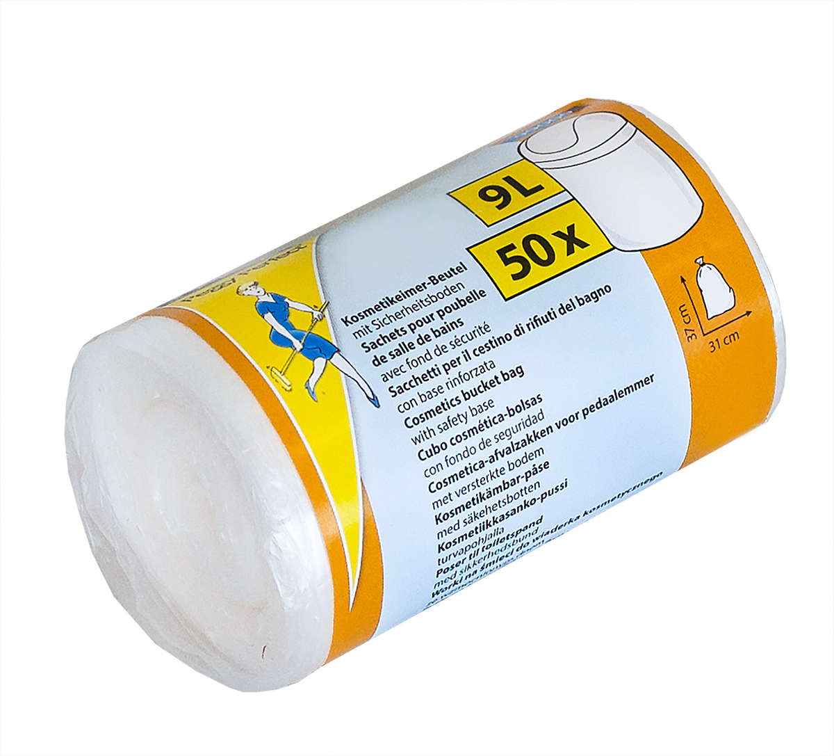 Kosmetikeimerbeutel 9-15 L,