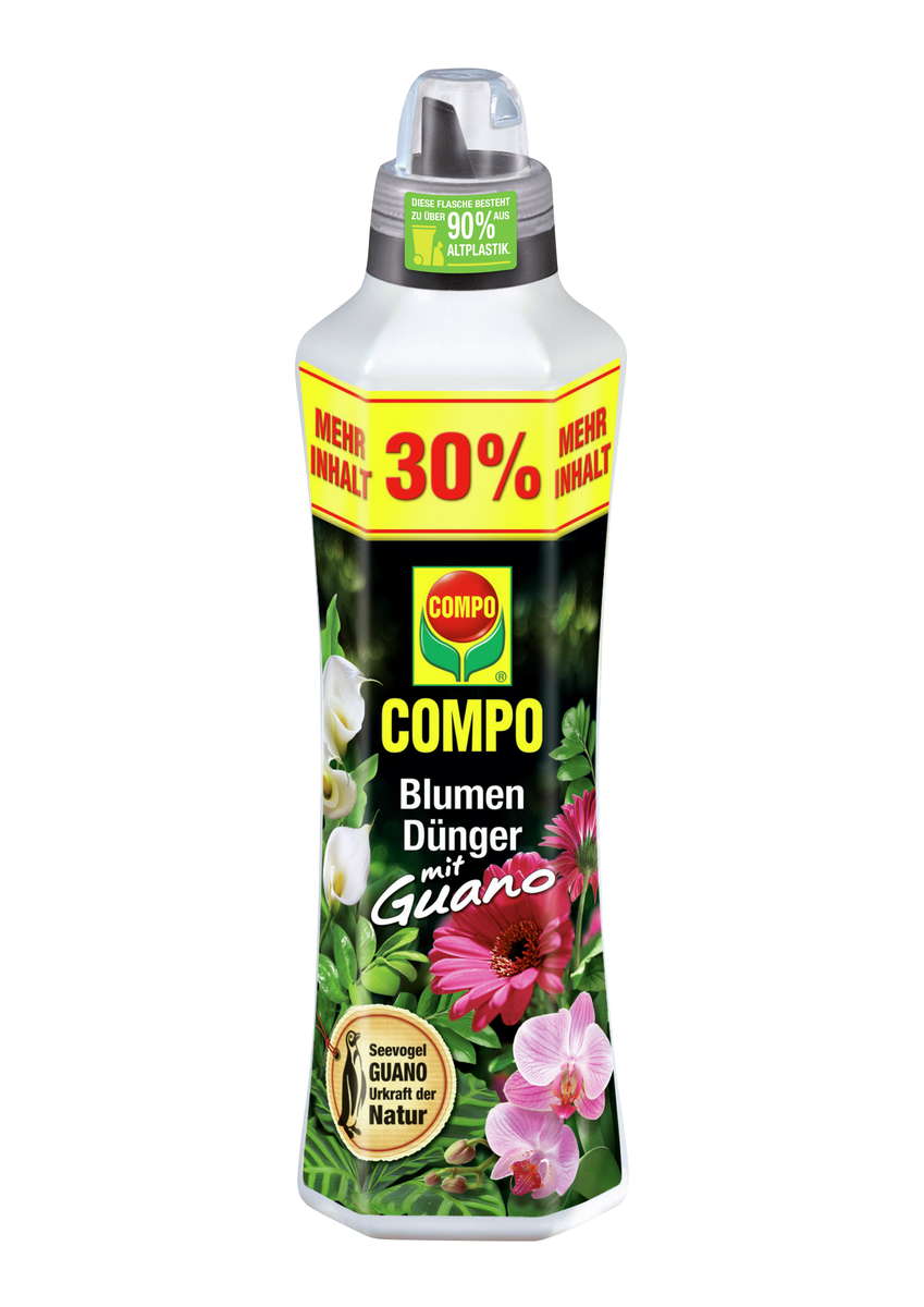 COMPO Blumendunger mit Guano 1,3 L