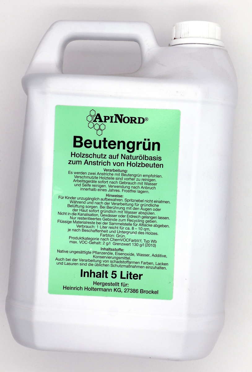 Beutenfarbe grün 5 L Kanister