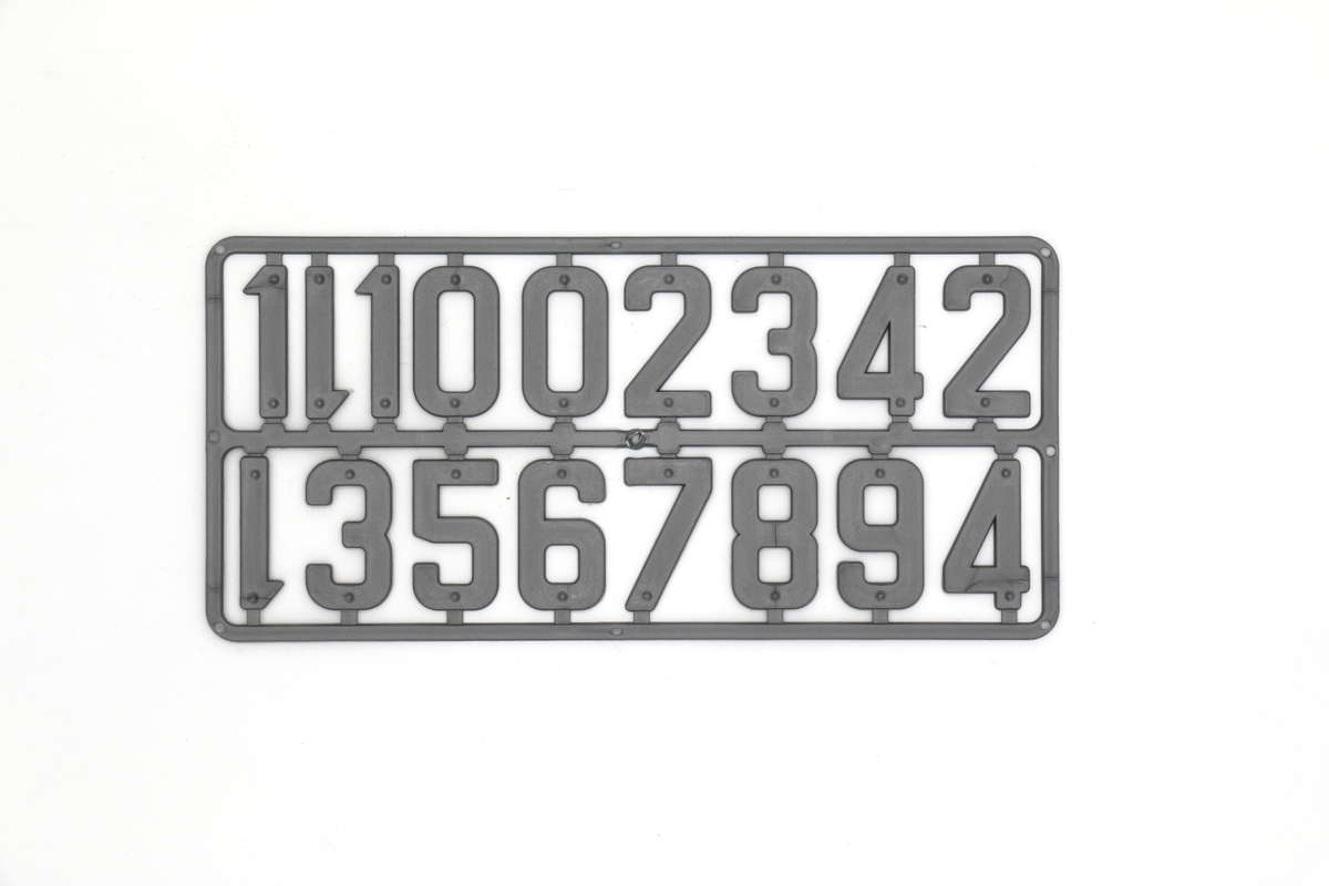 Plastik-Ziffern-Set 40mm