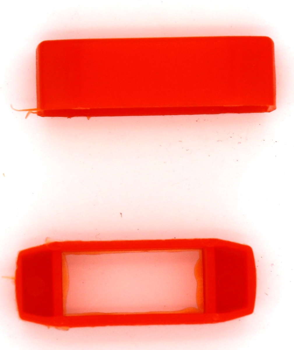 Kreuzklemmen aus Plastik, Btl. ROT