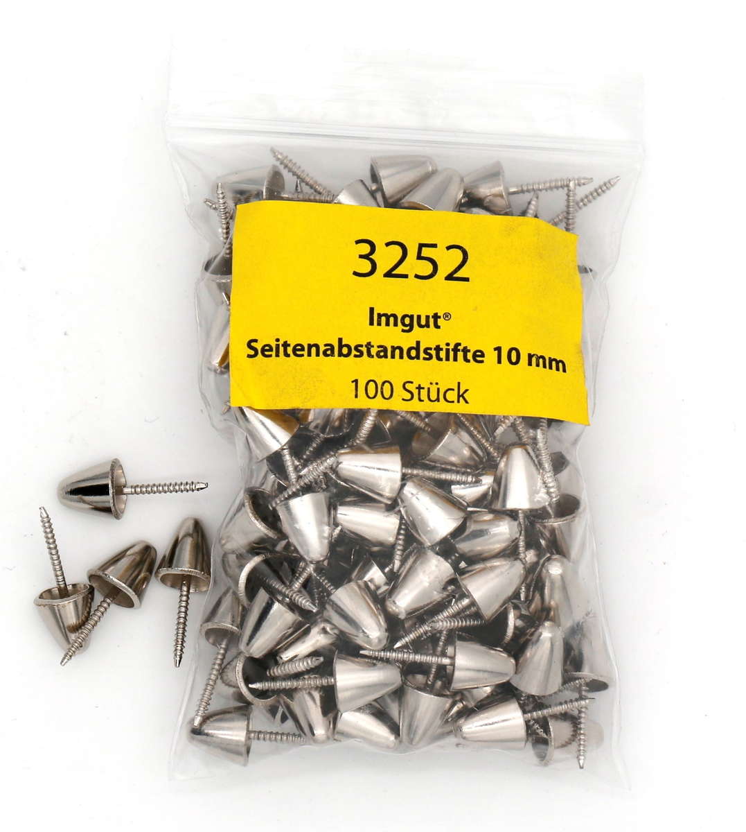 Imgut Seitenabstandsstifte 10mm geriffelt