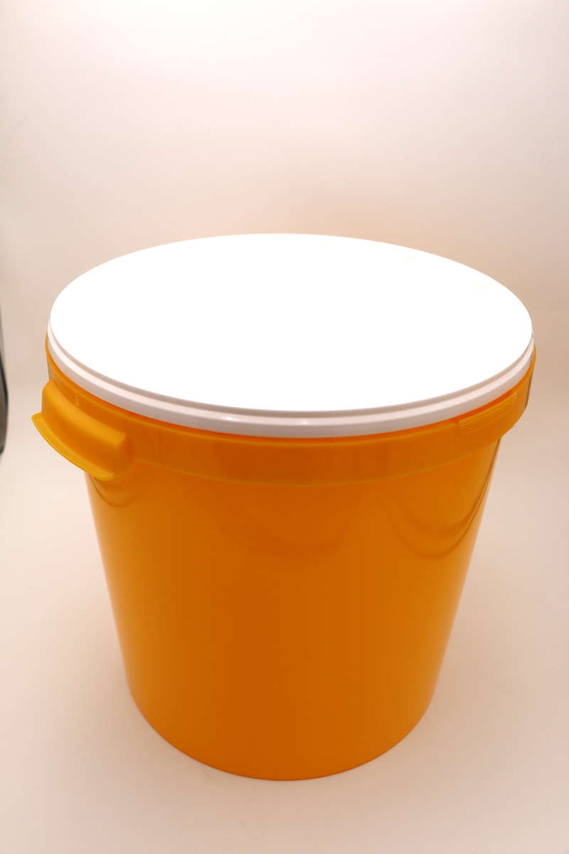 Plastik-Hobbock gelb 40kg, mit